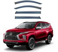 zhangxutaoT Wind Deflectors Rain Guards for Mitsubishi Shogun Sport 2016-2022+, 4pc Set Car Wind Rain Deflectors Car Window Rain Bar