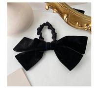 Zhangyusong Velvet Scrunchies with Bow and Rubber Bands - Hair Ties, Ponytail Holders, and Hair Accessories for Girls and Women
