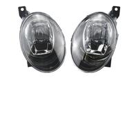 ZHANGZHENGYAO Car Front Foglight For Tiguan For 5N 1st 2011-2015 Led Angel Eye Front Bumper DRL Waterproof Car Fog Lights Assembly Head Lamp Lens Daylight(LED-white light)