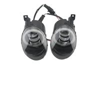 ZHANGZHENGYAO Car Front Foglight For Tiguan For 5N 1st 2011-2015 Led Angel Eye Front Bumper DRL Waterproof Car Fog Lights Assembly Head Lamp Lens Daylight(LED-white-Aluminum)
