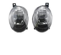 ZHANGZHENGYAO Car Front Foglight For Tiguan For 5N 1st 2011-2015 Led Angel Eye Front Bumper DRL Waterproof Car Fog Lights Assembly Head Lamp Lens Daylight(LED-Yellow light)