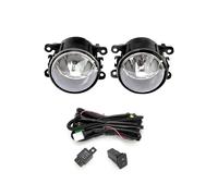 ZHANGZHENGYAO Fog lamp assembly For Mitsubishi For ASX For Outlander L200 Pajero Grandis Galant 2003-2015 LED Fog Light Front Bumper Fog Lamp(Halogen and wires)