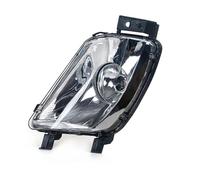 ZHANGZHENGYAO Fog lamp assembly For Peugeot 408 2010-2013 Car Front Bumper Fog Light Daytime Running Lamp Frame Trim Cover Hood Foglight Foglamp(Lamp Left)