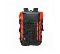 ZHANGZHENGYAO Motorbike Saddle Bag Motorcycle Backpack Men Women Waterproof Full Face Helmet Backpack Rider Reflective Travel Helmet Bags(Orange 1pc)