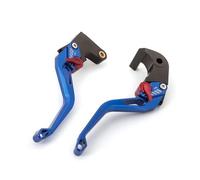 ZHANGZHENGYAO Motorcycle Brake Clutch Lever for VFR800 for VFR 800 1998-2001 1999 2000 3D Motorcycle Adjustable Brake Clutch Lever Aluminum Motorbike Brake Handle(3D Blue)