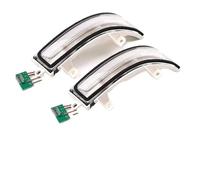 ZHANGZHENGYAO Wing Mirror Indicator Light Lamp Lens Flowing Water Blinker Side Mirror Flashing Light LED For Civic For 9th For Jade For FR1 For Crider For GJ5 For GJ7 For City(White)