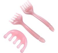 Zhangzitao 3PCS Resin Head Massager Scalp, Scalp Massage Comb, Manual Head Massager, Scalps Stress Relief Tools Suitable for Birthday, Mother's Day, Father's Day Gifts