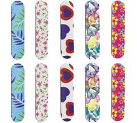 Zhangzitao Nail File Nail Buffers Nail Emery Boards Disposable Nail Care Files Double Sided Art Manicure File Mini Reusable for Women Girls Men 10 Pack