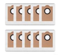 Zhanhai 4/10/20 PACK Dust Bag For Lefant M3/ For M3 Max Robot Vacuum Cleaner Replacement Parts And Accessories,Large Capacity Dust Bag (10 PACK)