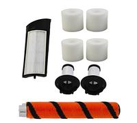 Zhanhai 8 Pcs Replacement Kit Fits for SHARK IC160 IC162 Cordless Vacuum Cleaner,1 Soft Roller Brushroll,1 HEPA Filter,4 Foam Filters, 2 Post Filters