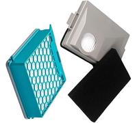 Zhanhai Fine Dust Filter HEPA Filter Set Fits for Miele Blizzard CX1 and Boost CX1 Cat & Dog Vacuum Cleaner Replacement Parts,Replace 11639240, SF-HY 60, 11639250, CX-FSF