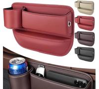 ZhanHY Car Seat Gap Filler Organiser for Bmw Z4 Z4M E85 E86 E89 G29 E52 20i 30i M40i, Car Seat Gap Storage Box With Cup Holder Car Seat Gap Filler Storage Accessories