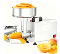 ZHANIZING Automatic Fruit Pulp Separator, 450w Electric Tomato Strainer, 8.4-Inch Wide Feed Inlet, High Capacity, High Efficiency, Can Make Seedless Sauces and Jams, Made of 304 Stainless Steel