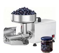 ZHANIZING Commercial 450w Electric Tomato Filter, Juicer, Grinder, and Puree Maker, with A Processing Capacity of 330 Lbs/Hour, 8.4-Inch Hopper, Suitable for Canned Foods, Stable and Quiet Operation