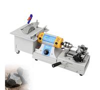 ZHANIZING Multifunctional Table Grinder, 750w Rock Cutting Saw with Flexible Shaft, for Gemstone Polishing, Wood Carving, Metal Engraving, and Jewelry Making, All-in-One Benchtop Tool