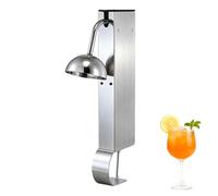 ZHANIZING Pro-Grade Co2 Glass Chiller, 6-Second Freeze for Ultimate Flavor Preservation, Zero Dilution for Whiskey and Craft Cocktails, Space-Saving Stainless Steel Frosted Glass Maker(Classic)