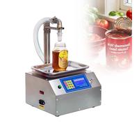 ZHANIZING Quantitative Viscous Liquid Filler, Multi-Purpose Liquid Filling Machine with 20 g ~ 10 kg Filling Range & Automatic Modes,Filling for Cosmetic, Food, Chemic-al Products(Brass pump)