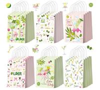 Zhanmai 24 Pcs a Tini Bit Older Party Favors Gifts Goodie Bag Paper Martini Candy Treat Bags with Handles for Birthday Gift Wrapping Decoration Party Supplies