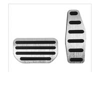 ZhanNuoBHd Brake Pedal Covers For Suzuki For Jimny For JB64 For JB74 Automatic Transmission Accelerator Gas Fuel Brake Foot Rest Pedal Cover Kit Car Accessories(Silver 2pcs)