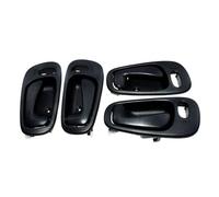ZhanNuoBHd Car Interior Door Pull Handle Inner for Toyota for Corolla 1998 1999 2000 2001 2002 69206-02060 Inside Interior Door Handle with Power Lock Hole Left Right 4Piece(Black 4PCS)