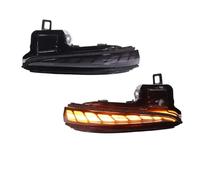 ZhanNuoBHd Dynamic Turn Signal Light For Toyota For Tacoma For RAV4 For Alphard Dynamic Flash LED Car Front Side Mirror Turn Signal Arrow Lights Side Turn Signal Lights(Smoked Lens)