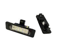 ZhanNuoBHd For Mustang 2010-2014 For Focus For Taurus For Flex For Fusion For Mercury For Sable 2008 LED Number License Plate Light 1 Pair Bright White Number Plate Lamp