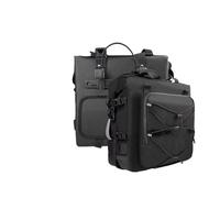 ZhanNuoBHd Side Trunk Bag 20L Motorcycle Bag Motor Saddlebag Side Universal Motorbike Waterproof Removable Inner Luggage Pannier