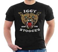 zhanxiangzhi Iggy and The Stooges Cheetah Men S 23 T Shirt L1842 Black XXXL