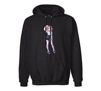 zhanxiangzhi Ironmouse Vshojo Hoody Unisex Ptinted Hoodies Long Sleeve Men's Hooded with Pocket Black M