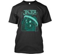 zhanxiangzhi Men's New 2022 Jinjer Ukrainian Metalcore Band Strange Daze T-Shirt Black M