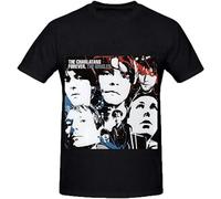 zhanxiangzhi The Charlatans Forever The Singles Soundtrack Mens Round Neck Design T Shirt Black XL