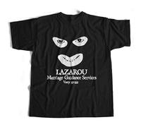zhanxiangzhi The League of Gentlemen Papa Lazarou Marriage Guidance Services Unisex 100% Cotton Short-Sleeve T-Shirts Black XL