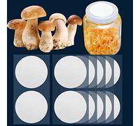 ZHANXUBIO Membrane Filter Sticker 90mm 0.2um Strong Adhersive Filter Disc for Mushroom Cultivation (90mm,12)