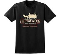 ZHAO Steptoe and Son Inspired T-Shirt - Retro British Comedy 60S 70S Tv Fathers Day Black XL