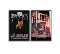 ZHAOART 2 PCS Fleetwood Mac Poster Band Music Canvas Poster And Wall Art Modern Family Bedroom Office Gym Decor Gift 12x18inch(30x45cm) Style-6