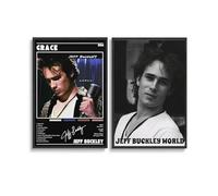 ZHAOART 2 PCS Jeff Buckley Poster Canvas Poster And Wall Art Modern Family Bedroom Office Gym Decor Gift 12x18inch(30x45cm) Style-3