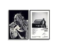 ZHAOART 2 PCS Rapper Kendrick Lamar Poster Music Canvas Poster And Wall Art Modern Family Bedroom Office Gym Decor Gift 12x18inch(30x45cm) Style