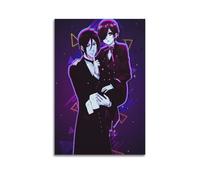 ZHAOART Anime Black Butler Poster Sebastian Ciel Poster for Room Aesthetic Decorative Painting Canvas Wall Art Dorm Office Decor Gift 12x18inch(30x45cm) Unframe-style-13