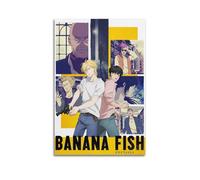ZHAOART Banana Fish Anime Poster Poster for Room Aesthetic Decorative Painting Canvas Wall Art Dorm Office Decor Gift 12x18inch(30x45cm) Unframe-style-1