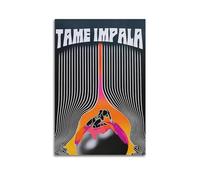 ZHAOART Tame Impala Vintage Poster Poster for Room Aesthetic Decorative Painting Canvas Wall Art Dorm Office Decor Gift 12x18inch(30x45cm) Unframe-style