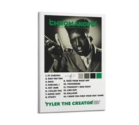 ZHAOART Tyler The Creator Poster Chromakopia Poster for Room Aesthetic Decorative Painting Canvas Wall Art Dorm Office Decor Gift 08x12inch(20x30cm) Frame-style