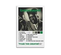 ZHAOART Tyler The Creator Poster Chromakopia Poster for Room Aesthetic Decorative Painting Canvas Wall Art Dorm Office Decor Gift 20x30inch(50x75cm) Unframe-style