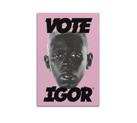 ZHAOART Tyler The Creator Poster Music Poster for Room Aesthetic Decorative Painting Canvas Wall Art Dorm Office Decor Gift 12x18inch(30x45cm) Unframe-style
