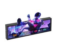 ZHAOCAILIN 8.8 Inch Mini Minitor - FHD IPS 1920x480 LCD Display, Computer Secondary Screen, CPU GPU Temp Monitors with Casing for Windows macOS Aida64 Monitor