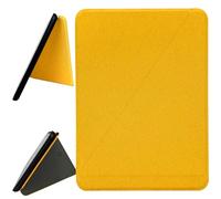 ZhaoCo Case for 7'' Kindle Colorsoft Signature Edition 2024 / Kindle Paperwhite 2024 / Kindle Paperwhite Signature Edition 2024, Book Folio Smart Protective Cover (Fabric Yellow)