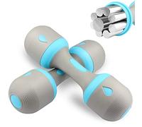 ZhaoCo Dumbbell Set Adjustable Weights for Men and Women Weight Training Adjustable 2 x 2kg 2 x 5kg Neoprene Handle Non-Slip