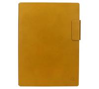 ZhaoCo Genuine leather Case for reMarkable Paper Pro Tablet 11.8 inch 2024, Slim Lightweight Book Folio Protective Magnetic Cover - Yellow