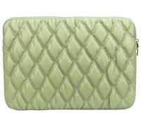 ZhaoCo Puffy Laptop Sleeve for 13-14 Inch Laptop, Soft Lightweight Protective Carrying Case with Pocket for Notebook MacBook Air/MacBook Pro - Green