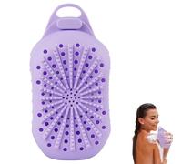 ZhaoCo Silicone Soap Saver Bag, Quick-Drying & Mold-Free Design, Different Roughness on Both Sides, Long-Lasting & Reusable for Bathroom Storage (Purple)
