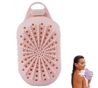 ZhaoCo Silicone Soap Saver Bag, Quick-Drying & Mold-Free Design, Different Roughness on Both Sides, Long-Lasting & Reusable for Bathroom Storage (Pink)